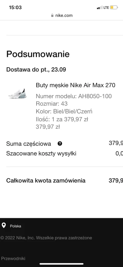 Invisko - #przegryw zamówiłem sobie 270 ( ͡° ͜ʖ ͡°) mega fajne promki na nike, -50% z...