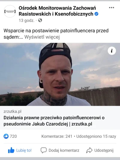 Ubung69 - Jeszcze wczoraj po południu zgłosiłem Pana ze zdjęcia do OMZRiK, a już dziś...