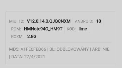 b0b3r - @Xiaomnie: przepraszam, miui 12.0.14 android 10