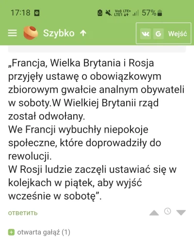 KijwSzprychy - W reakcji na post w którym jakiś rusek przekonuje, że w jego otoczeniu...