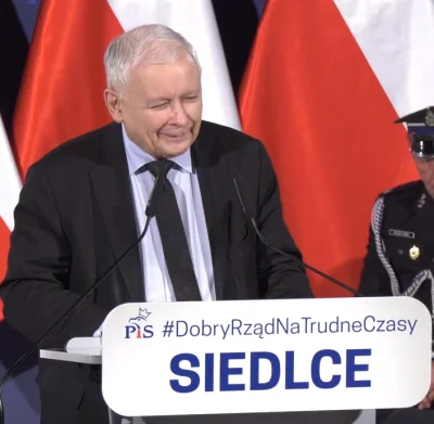 Poludnik20 - Jarosław Kaczyński dowcipkuje w Siedlcach. „W 1968 roku ówcześnie używan...