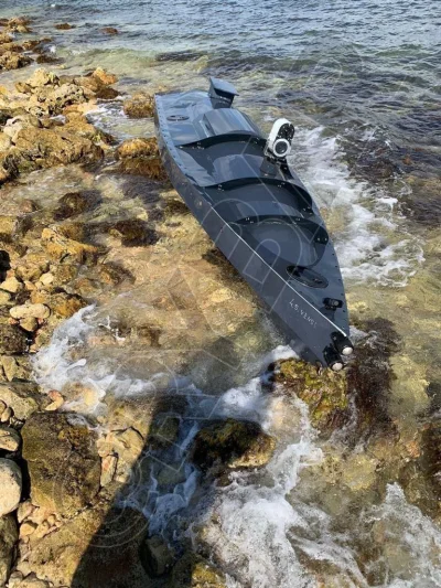 Pan_Buk - Tak wygląda ukraiński dron morski, który rosjanie niestety przechwycili koł...