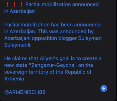 waro - Azerski opozycjonista twierdzi, że nie tylko w Rosji będzie częściowa mobiliza...