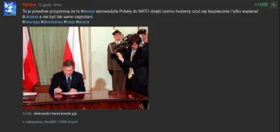 Frygus96 - Prawda jest taka że Polska przystąpiła by do NATO pod jakimikolwiek rządam...