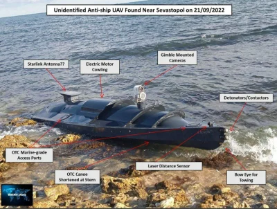 Aryo - Rosjanie twierdzą, że zniszczyli jednego drona kamikadze u wybrzeży Krymu, a i...