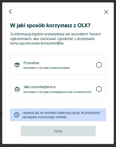 albertmilosz - "W jaki sposób korzystasz z OLX?

Ta informacja będzie wyświetlana w...