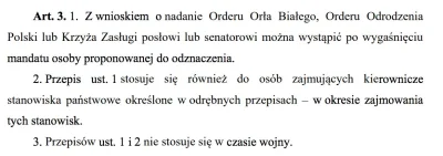 hesus - Oczywiście nadanie orderu Macierewiczowi nie może być zrobione według litery ...