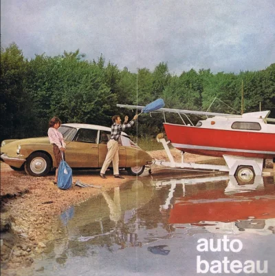 francuskie - Koniec sezonu na łódki

#citroen #samochody #motoryzacja #jezioro #wod...