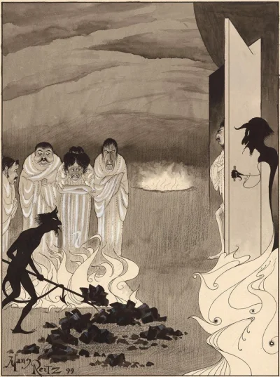 Borealny - ‘Damned in Hell’ - Hans Reitz, 1899.
#ilustracja #grafika #vintage #sztuk...