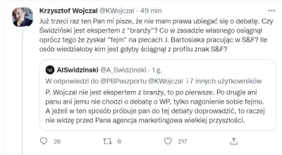 pawelgie - Oho, A.Świdziński jest ekspertem, Wojczal nie jest godny rozmowy xDDD
#ba...