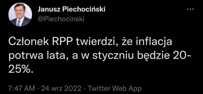 CipakKrulRzycia - #inflacja #polska #bekazpisu 
#piechocinski #polityka