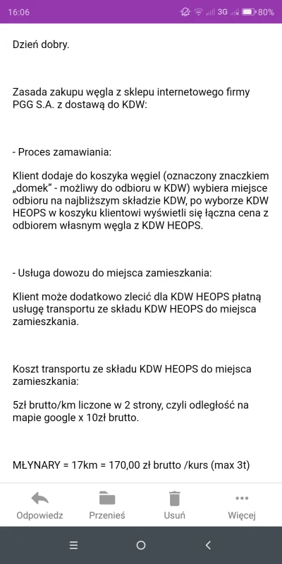 brednyk - > dostawa z kopalni do KDW. W Pasłęku kosztuje właśnie te 1200 zł. Nie wiem...