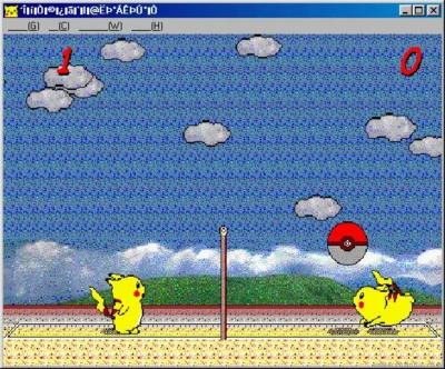 C.....m - @szymkov: Pikachu Volleyball