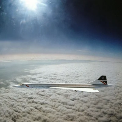 wfyokyga - Concorde lecący przy prędkości Mach 2, nada się na #nocneloty