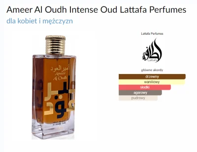 Duszan997 - #rozbiorka
Lattafa Ameer Al Oudh Intense Oud
4x20ml - 19,5zł+ 2,5zł szk...