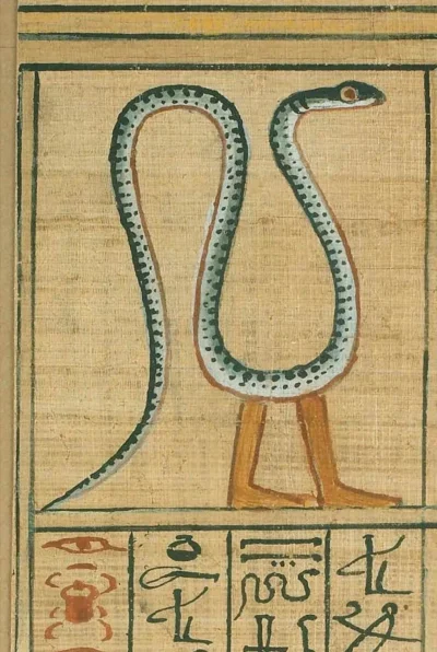 Loskamilos1 - Nehebkau- w starożytnym Egipcie był bogiem-wężem powiązanym że światem ...