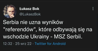 OBAFGKM - No w świetle kwestii Kosowa nawet oni nie mogli podjąć innej decyzji. 
#ukr...