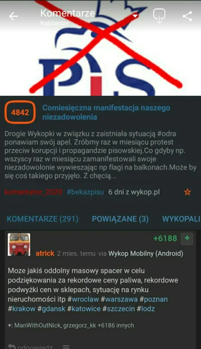 huncwot_ - @WiesniakzPowolania treść zawiera tylko login