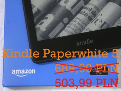 Cyfranek - Taniej można teraz kupić wszystkie wersje Kindle Paperwhite 5. Nie wiem, d...