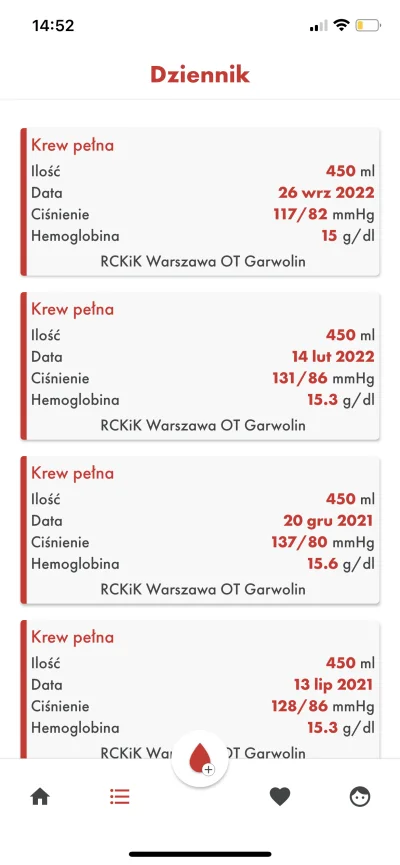 Nobel210 - 182 480 - 450 = 182 030
Data donacji - 26.09.2022
Rodzaj donacji - krew pe...