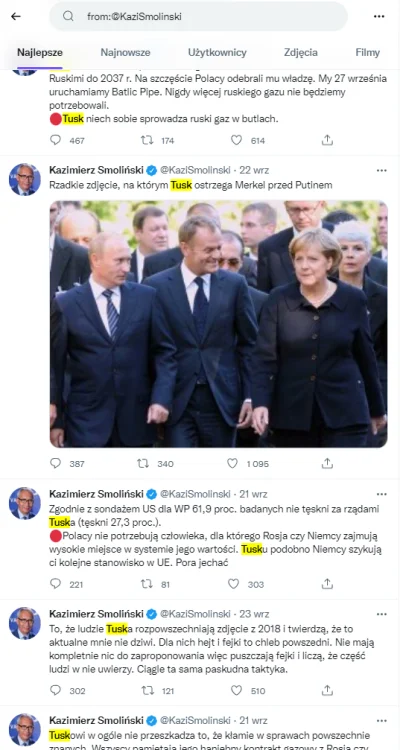 kornislaw - @czemu______: Smoliński na Twitterze zawzięcie rywalizuje z Januszem Kowa...