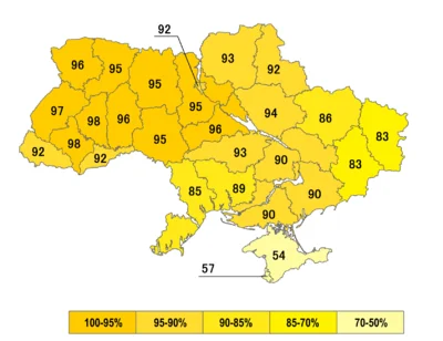 podlec - @towarzyszJanWinnicki: A tutaj jak głosowali "Tak" za niepodległością Ukrain...
