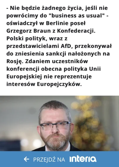 Sin- - Jak można jechać jako poseł reprezentujący Polskę i rozmawiać z AfD? Przecież ...