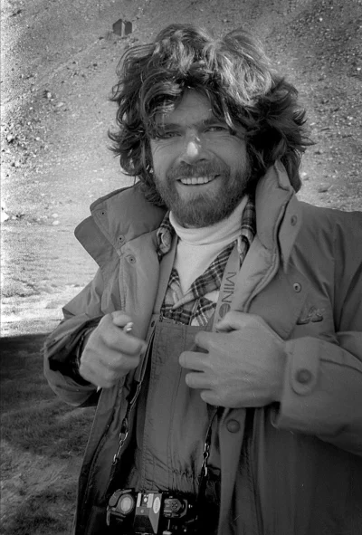 Loskamilos1 - W 1978 roku Reinhold Messner osiągnął szczyt Mount Everestu wraz z Pete...