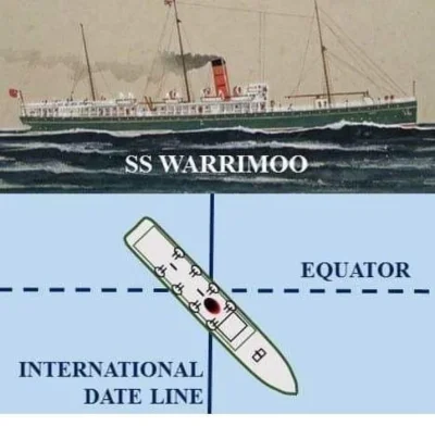 vilgee - Parowiec pasażerski SS Warrimoo spokojnie przemierzał wody środkowego Pacyfi...