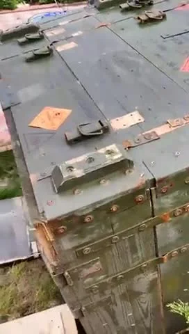 Kodzirasek - Do sieci trafiło nagranie Sił Zbrojnych Ukrainy pokazujące opuszczone po...