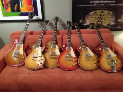 Sterling_Archer - @panikaman: oto kolekcja stonowanych gitar Joe Bonamassy, jak widac...