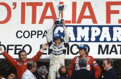 R.....8 - Grand Prix Włoch 1983, dziewiąte zwycięstwo Nelsona. 

W tamtym okresie t...