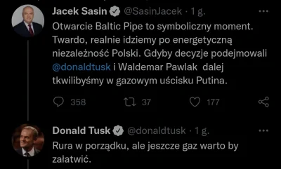 CipakKrulRzycia - #tusk #balticpipe #bekazpisu #heheszki #polska 
#sasin #polityka