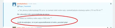 janekplaskacz - @Roger_Casement: 
 Krytykując PiS, usprawiedliwiam PiS?

Wyjmij gwó...