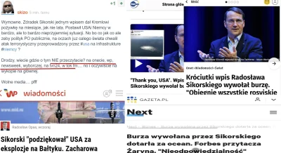 UchoSorosa - Wiecie że o Sikorskim nie przeczytacie na TVN24, Gazeta.pl Onecie i WP b...