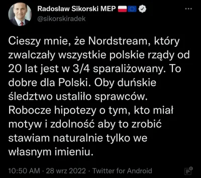 CipakKrulRzycia - #wojna #nordstream2 #polityka #rosja 
#sikorski #polska