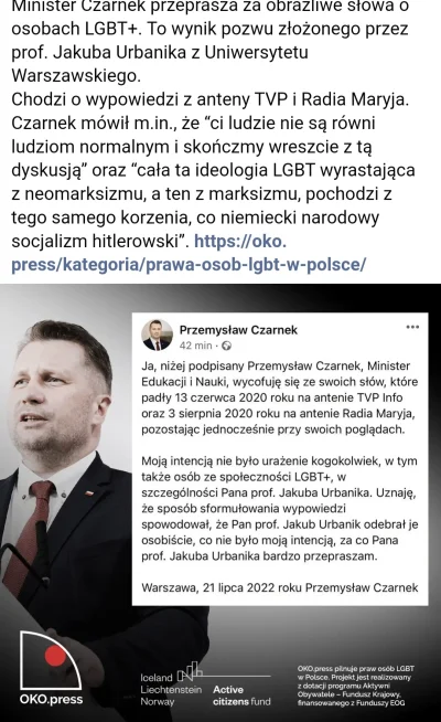 CipakKrulRzycia - #polityka #lgbt #heheszki #prawo #bekazpodludzi 
#czarnek