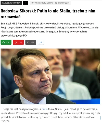 RobotKuchenny9000 - Były minister spraw zagranicznych, były minister obrony narodowej...