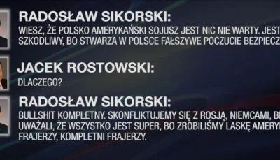 popierduuka - Pamiętajcie, sojusz Polski ze Stanami jest nic nie warty, bo stwarza w ...