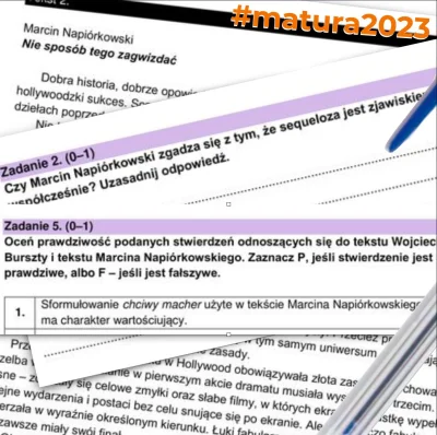 Andreth - Pytanie na maturze próbnej z polskiego:
 „Czy Marcin Napiórkowski zgadza s...