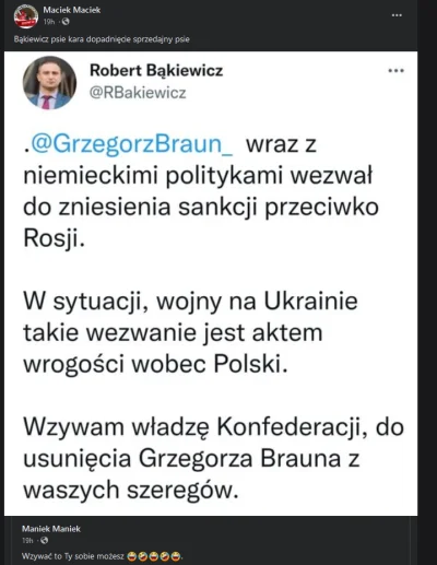 Majestic12 - Bąkiewicz to teraz główny wróg mojego ulubionego ruskiego trolla, który ...