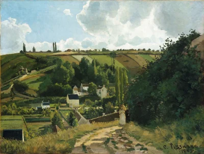 leuler - > Jalais Hill, Pontoise
Camille Pissarro
#obrazy #sztuka #malarstwo