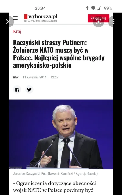 adidanziger - @wrrior: 
Zobacz jaki przewrotny jest ten rusofil Kaczyński. Latami wal...