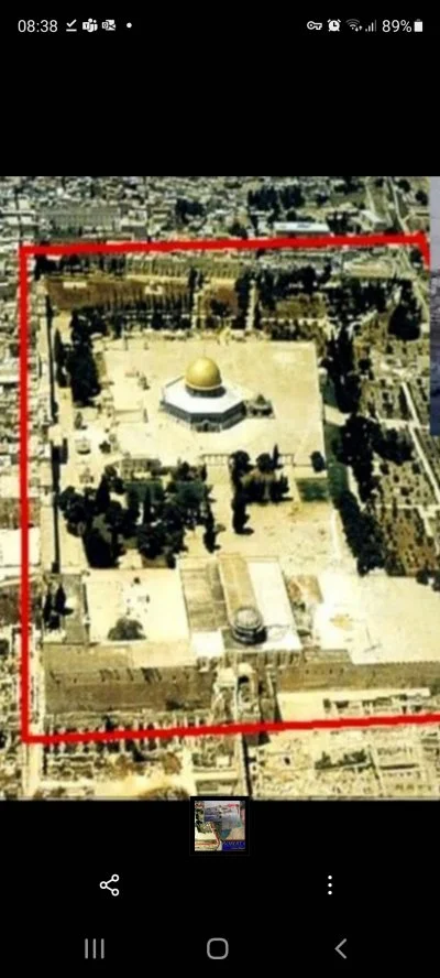 Earna - Meczet Al Aksa leży w granicach dawnej świątyni Salomona, którą syjoniści chc...