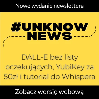 imlmpe - Oto link do wersji webowej newslettera #unknownews :)

https://mrugalski.p...