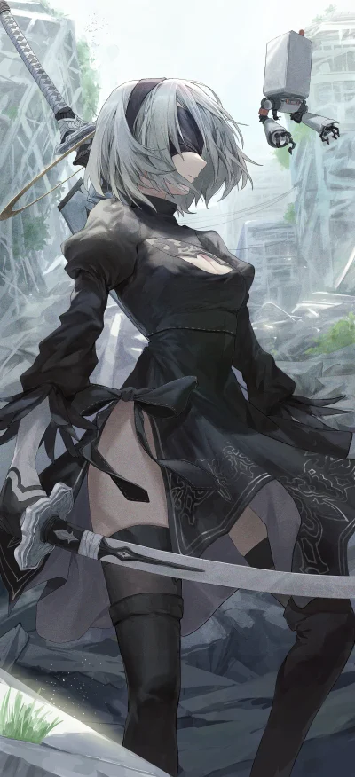 bakayarou - #randomanimeshit #nierautomata #yorha2b #anime