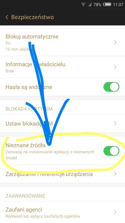 Marcin262 - @JanuszzGalilei: oraz właczyć instalacje z nieznanych źródeł