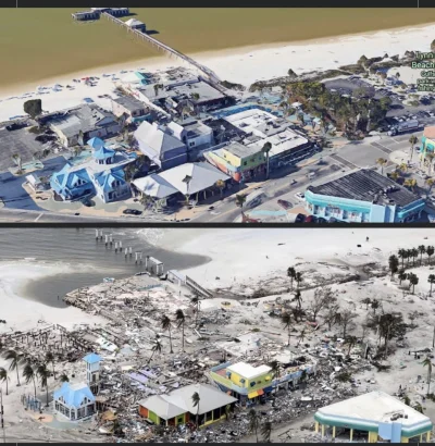 lajsta77 - Fort Myers, #floryda przed i po #huragan, #usa