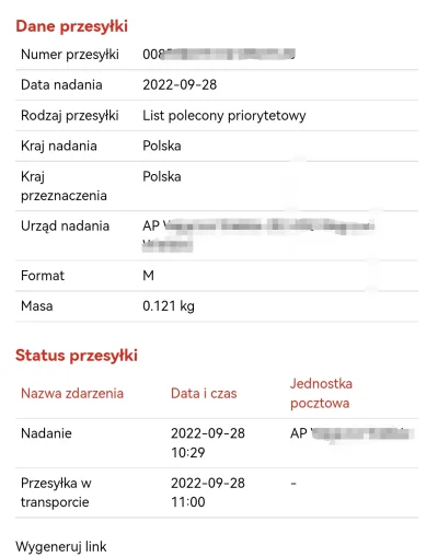 gurken - Mirasy ile teraz #pocztapolska ma na dostarczenie listu poleconego priorytow...