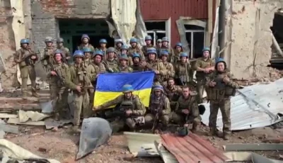 pierwszynawenus - Ukraińskie wojsko odbiło Drobyszewe w pobliżu Łymania

#wojna #ro...